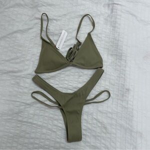 Somerfield Swim Ribbed Bikini Set